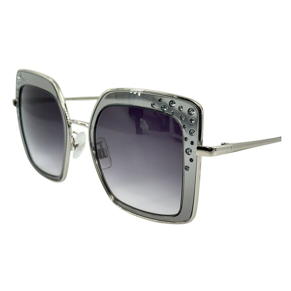 Swarovski SK0324H Womens Metal Sunglass 20B Grey 52-23 Gray Gradient - Picture 2 of 5